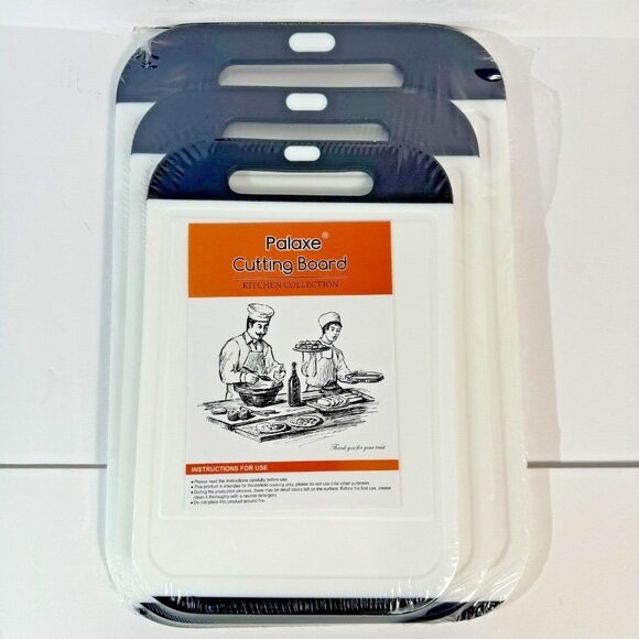 Palaxe Kitchen Chopping Board Set Of 3 BPA-Free Durable Dishwasher Safe - Picture 2 of 6